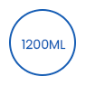 Одноразовая разлагаемая упаковочная бумажная миска емкостью 1200 мл icon