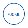 Одноразовая разлагаемая упаковочная бумажная миска емкостью 700 мл icon